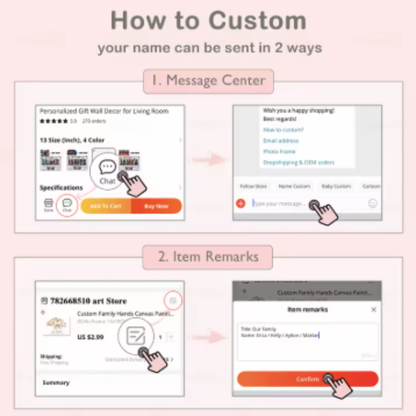 Cuadro decorativo Lilo & Stitch “Ohana Azul” personalizada con tu nombre